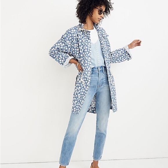 Madewell Anorak Ruffle-Neck Raincoat - Picture 12 of 12